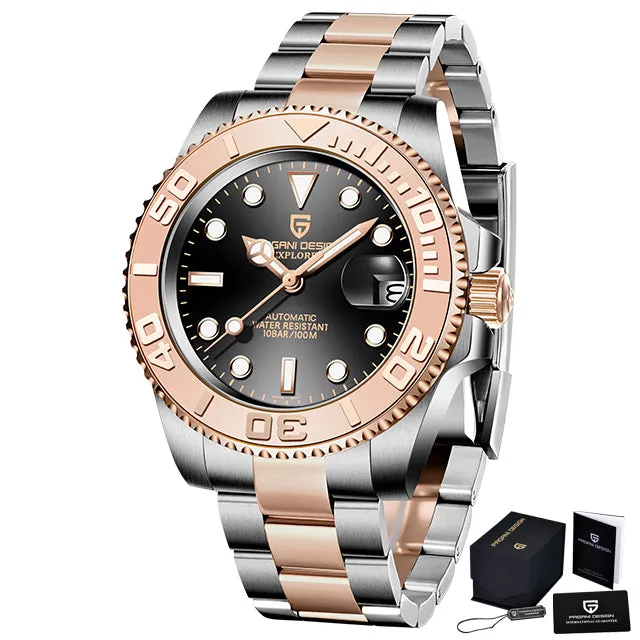 Men Automatic Watch Sapphire Luxury Mechanical Wristwatch