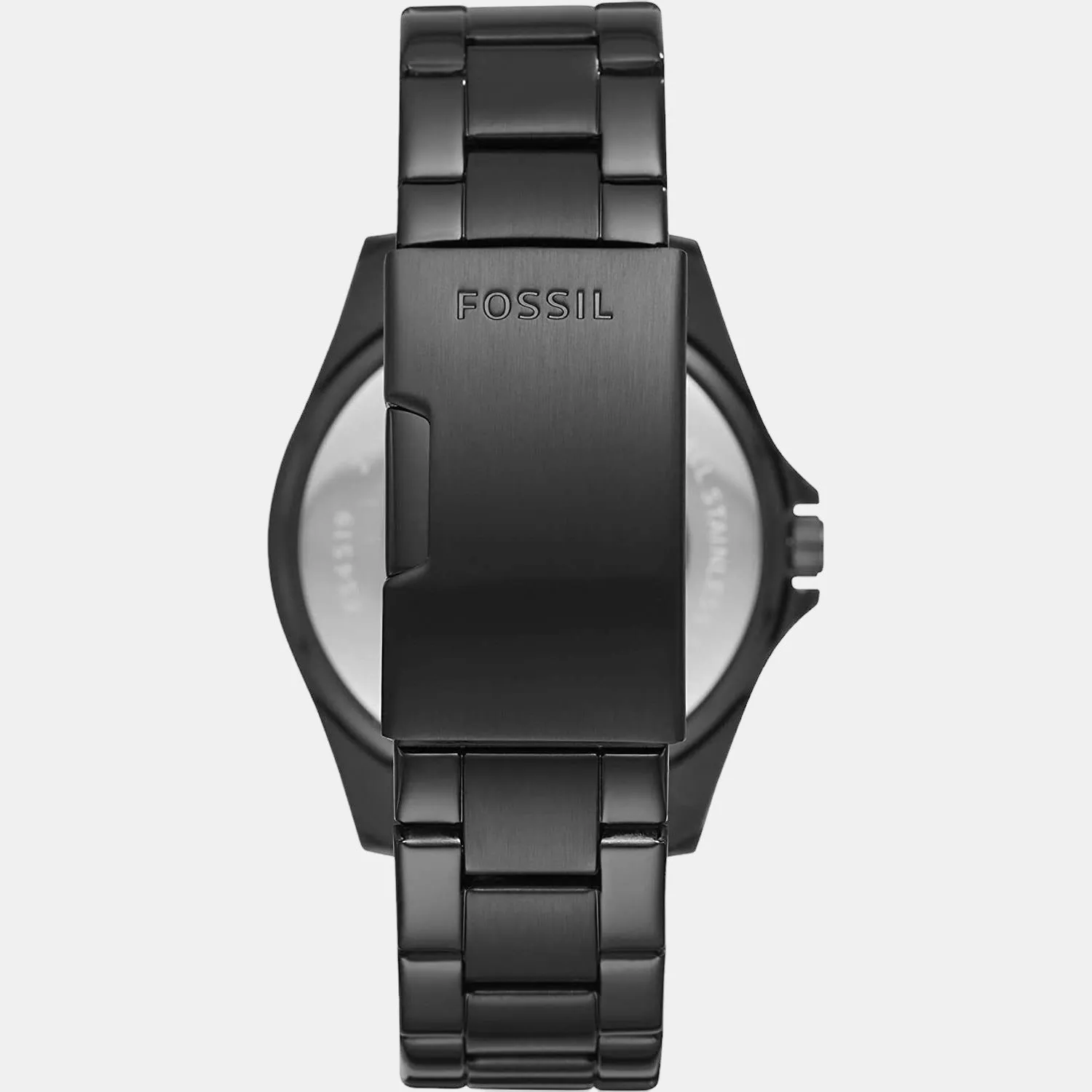 Men Black Stainless Steel Multi-Function Watch ES4519I