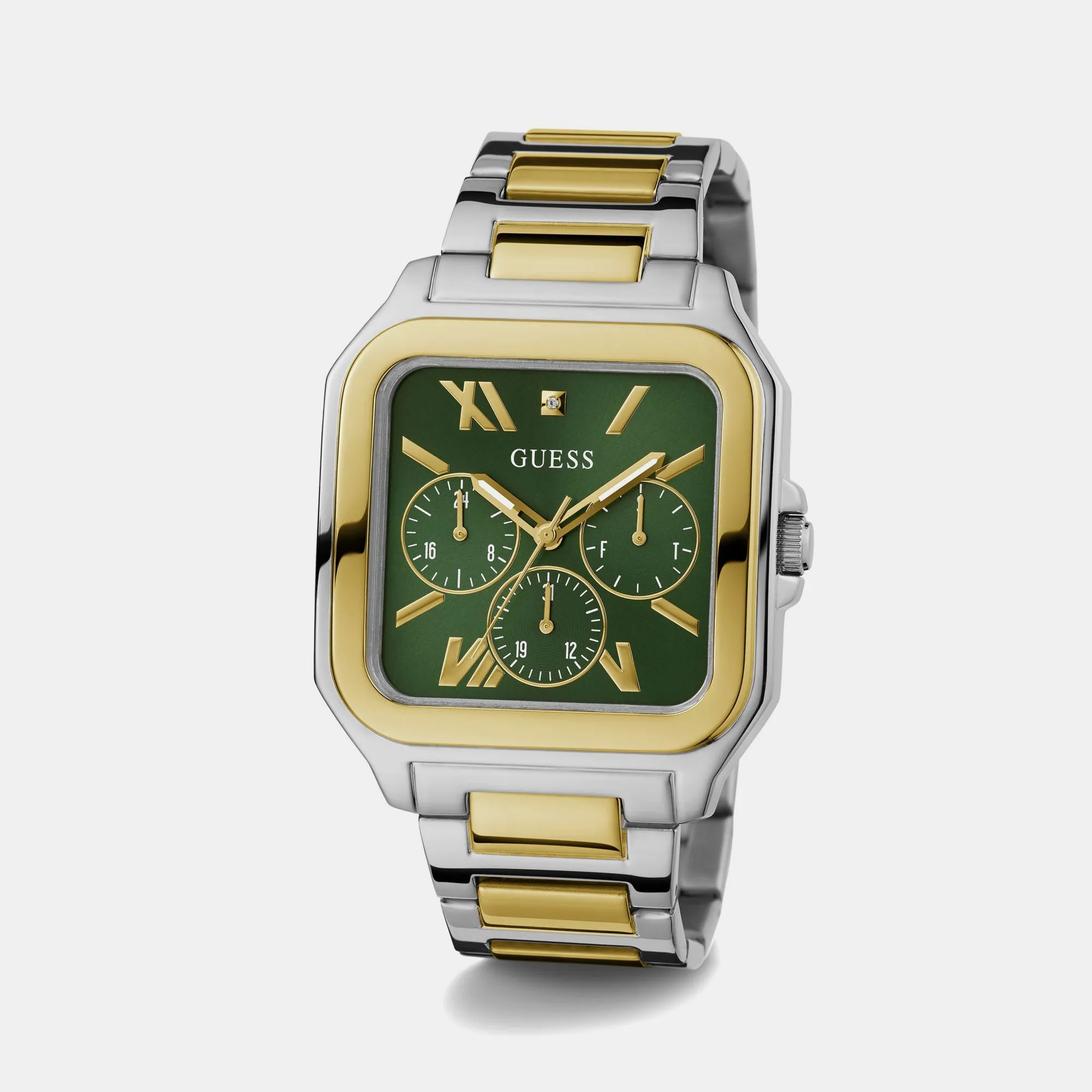 Men's Green Dial Chronograph Stainless Steel Watch GW0631G1