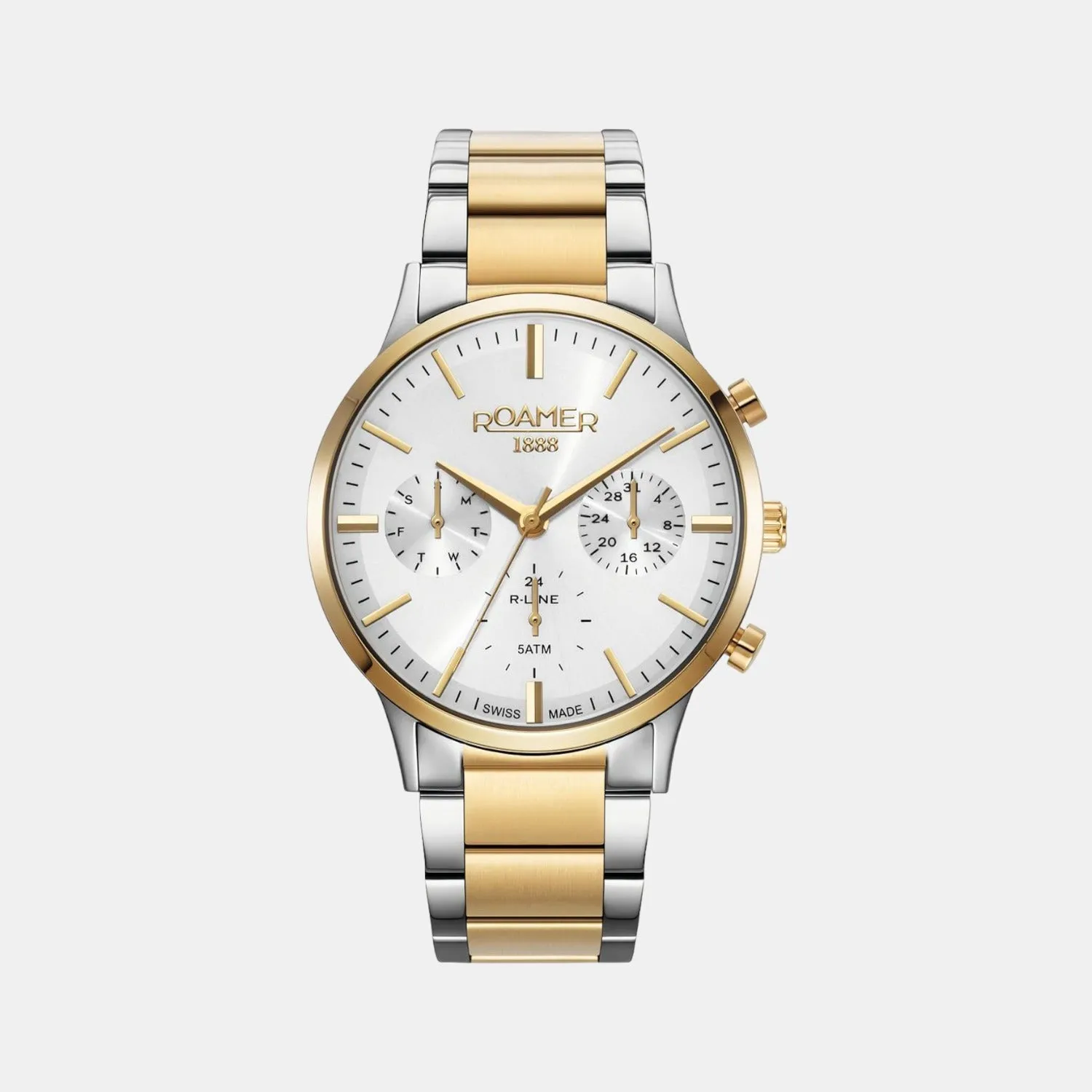 Men's Silver Multi-Function Stainless Steel Watch 718982 48 15 70