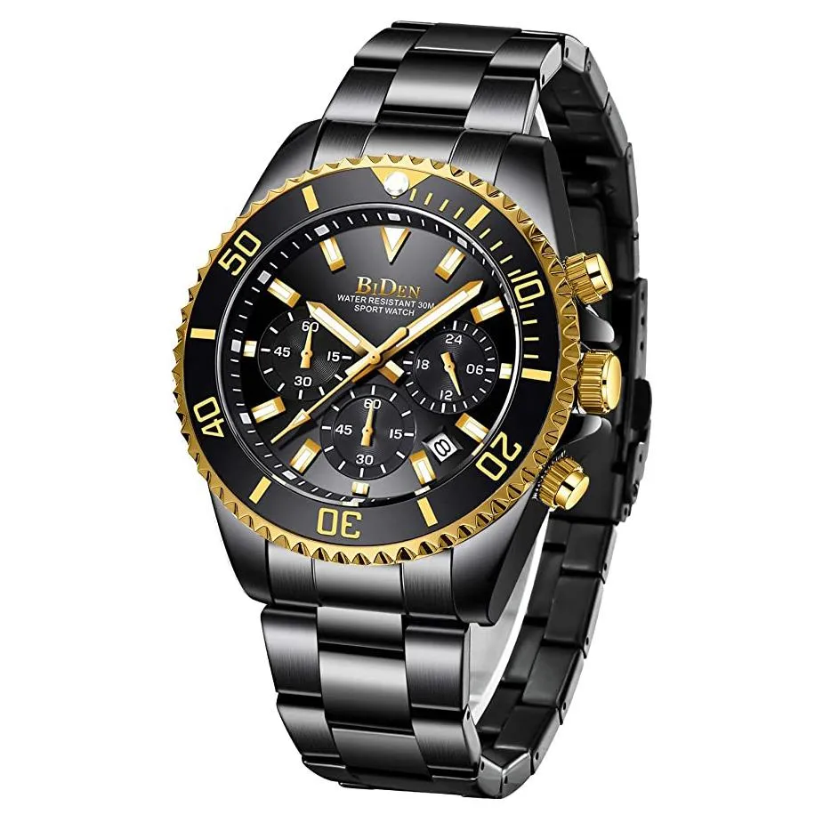Men's Stainless Steel Watches Chronograph