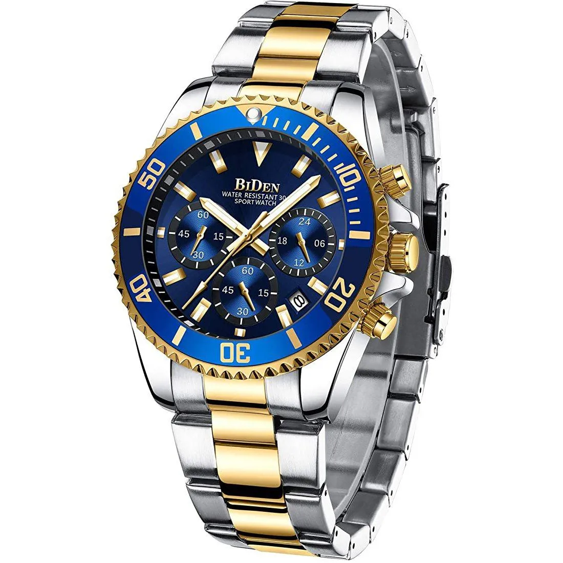 Men's Stainless Steel Watches Chronograph
