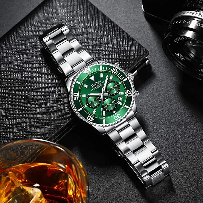Men's Stainless Steel Watches Chronograph