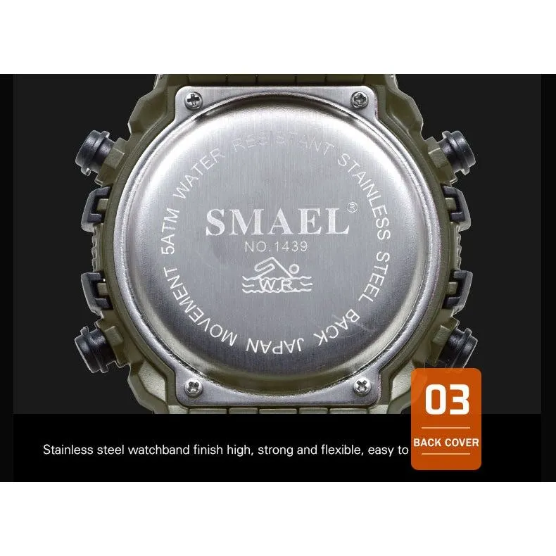 Men's Waterproof Multifunction Shockproof Digital Military Outdoor Sports Watch