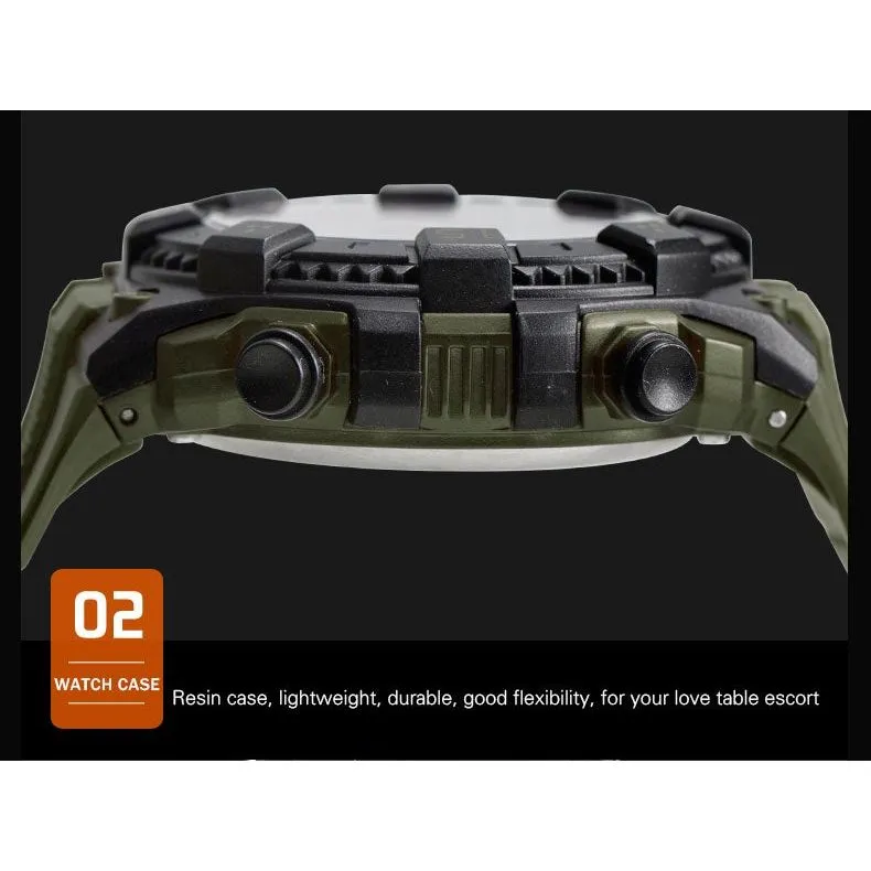 Men's Waterproof Multifunction Shockproof Digital Military Outdoor Sports Watch
