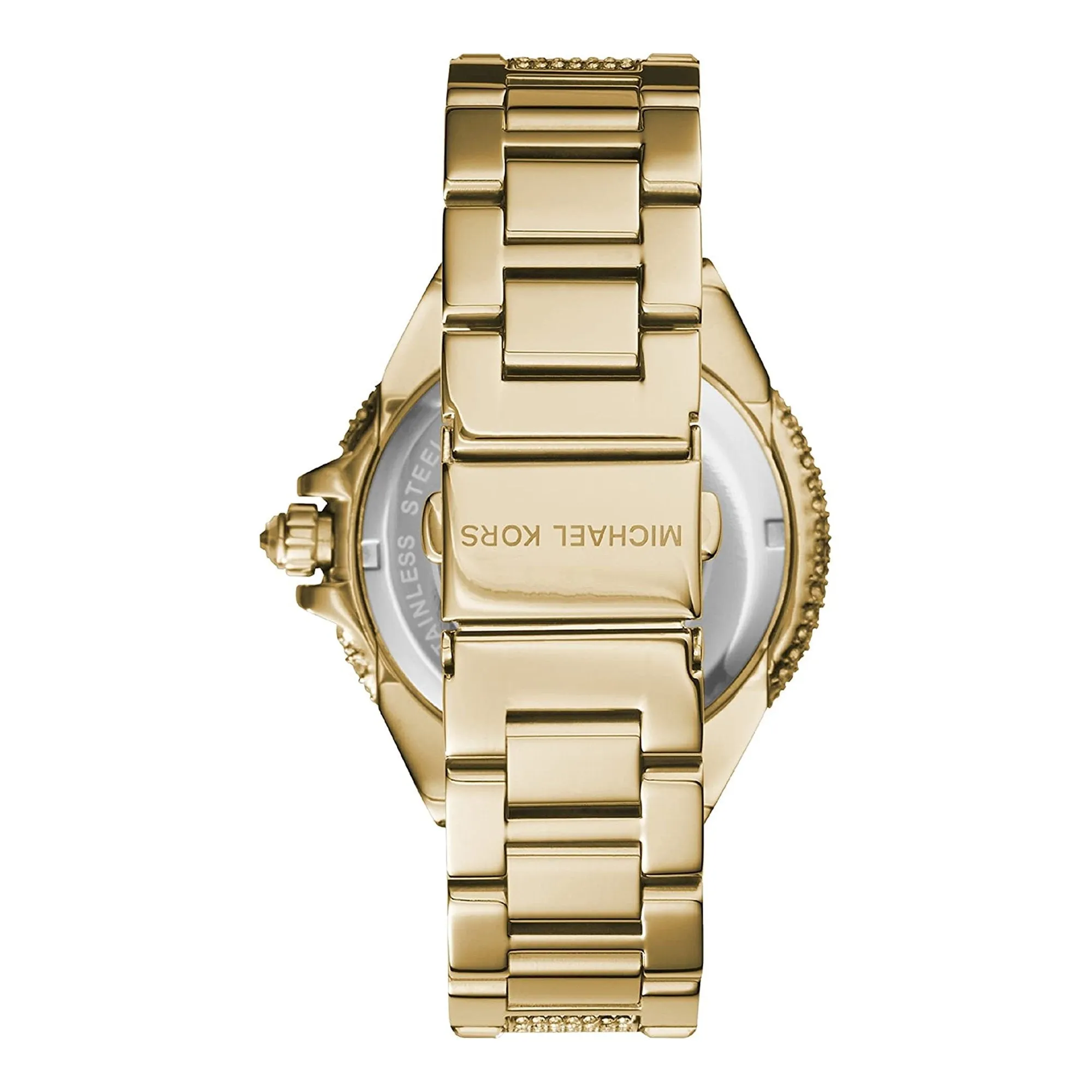 Michael Kors Ladies Watch Slim Runway 'LOVE' Gold MK3803