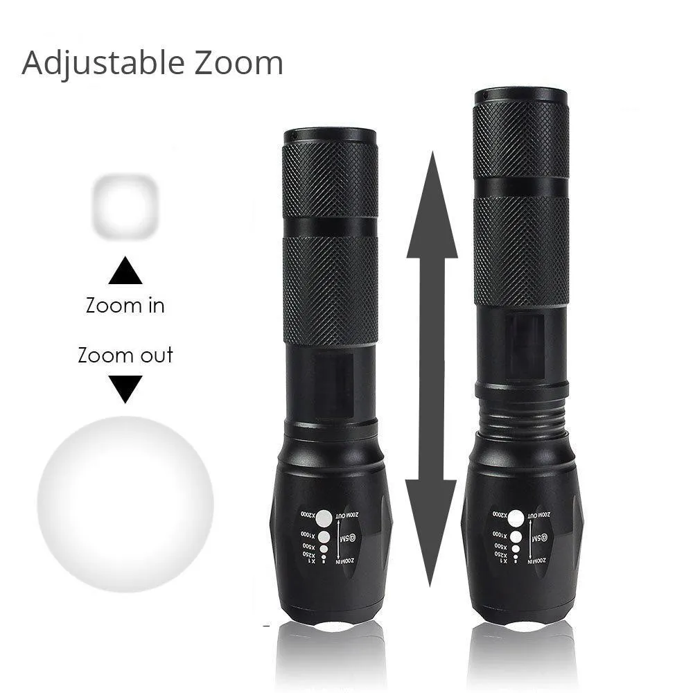 Military Grade LED Tactical Flashlight
