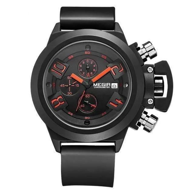 Military Sports Big Dial Watch
