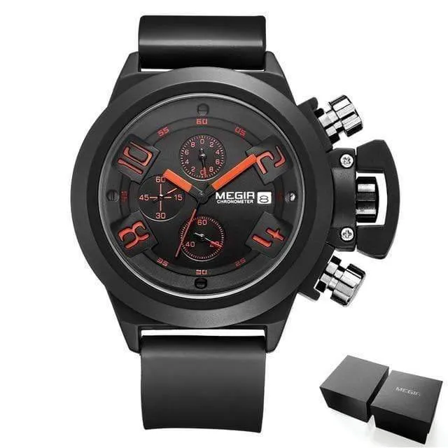 Military Sports Big Dial Watch