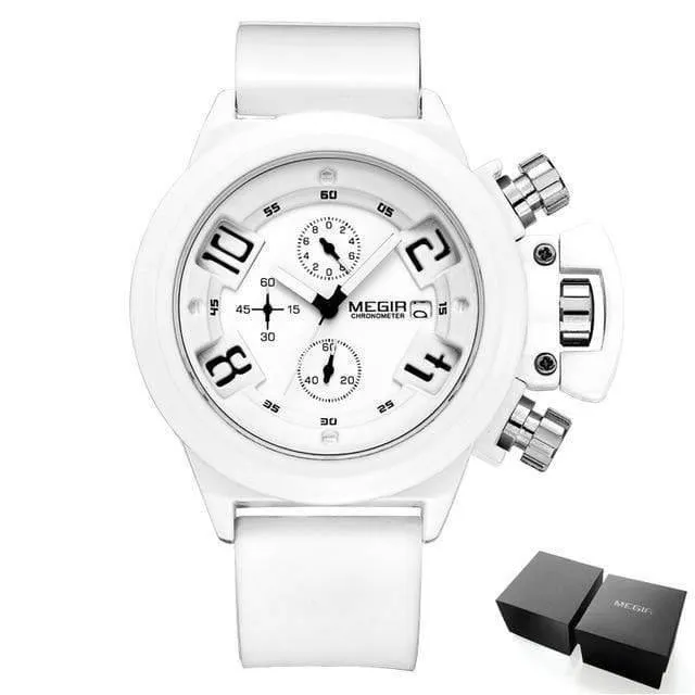 Military Sports Big Dial Watch