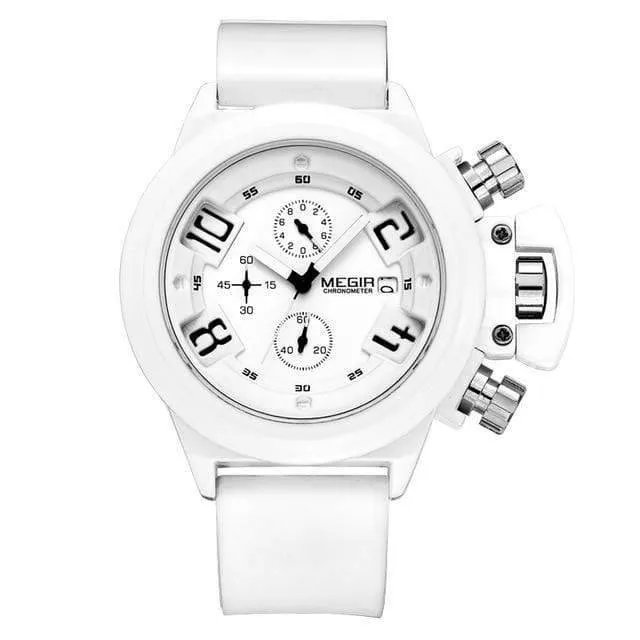 Military Sports Big Dial Watch