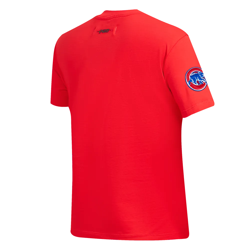 MLB CHICAGO CUBS CLASSIC WOMEN'S SLIM FIT TOP (RED)