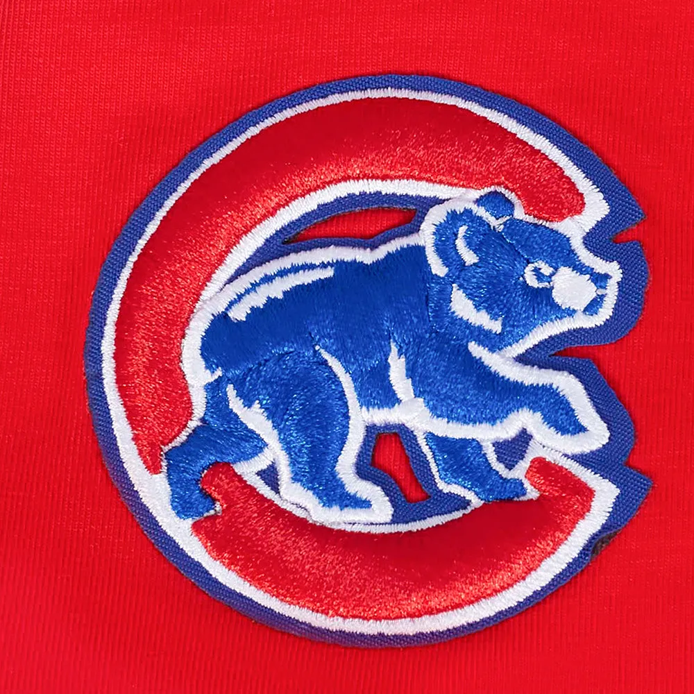 MLB CHICAGO CUBS CLASSIC WOMEN'S SLIM FIT TOP (RED)