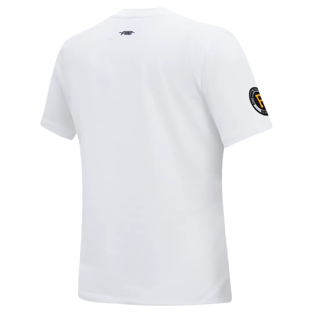 MLB PITTSBURG PIRATES CLASSIC WOMEN'S SJ SLIM FIT TOP (WHITE)