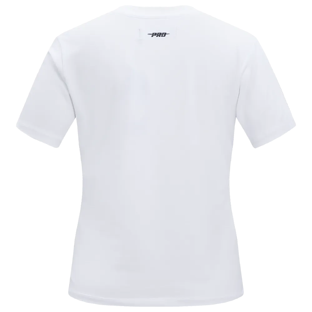 MLB PITTSBURG PIRATES CLASSIC WOMEN'S SJ SLIM FIT TOP (WHITE)