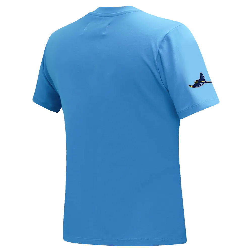MLB TAMPA BAY RAYS CLASSIC WOMEN'S SJ SLIM FIT TOP (UNIVERSITY BLUE)