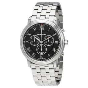 Montblanc Tradition Chronograph Black Dial Men's Watch 117048
