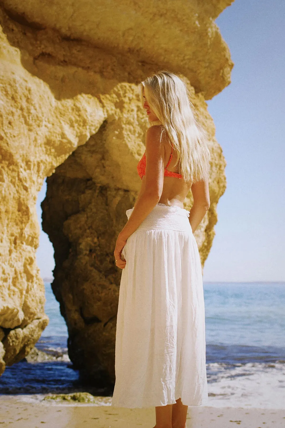 Moonflower Flowy Midi Skirt