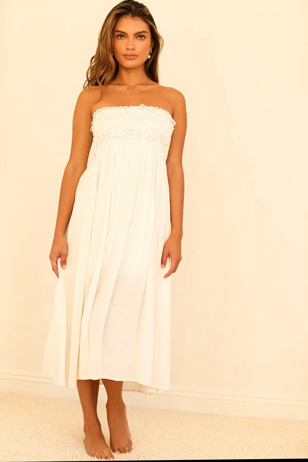 Moonflower Flowy Midi Skirt