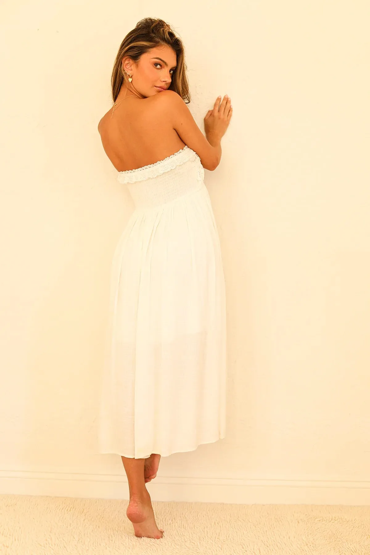 Moonflower Flowy Midi Skirt