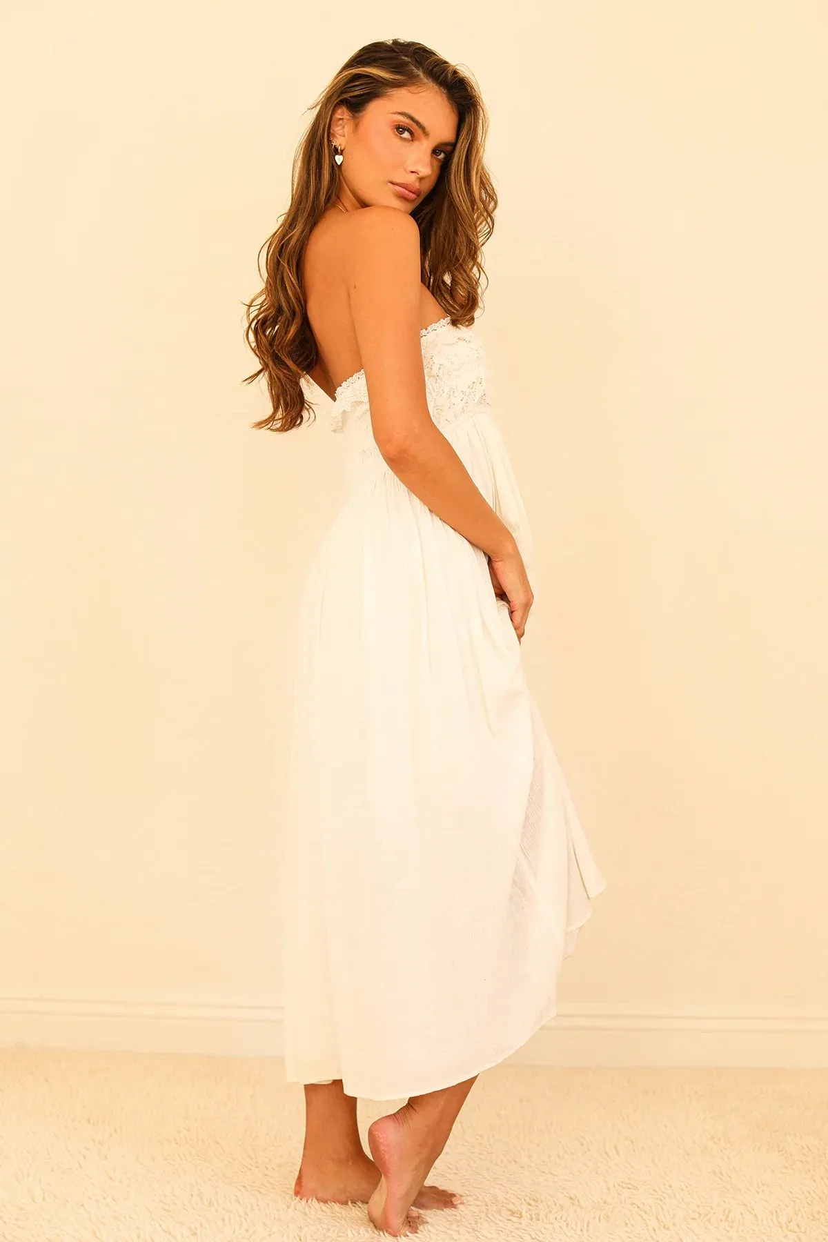 Moonflower Flowy Midi Skirt