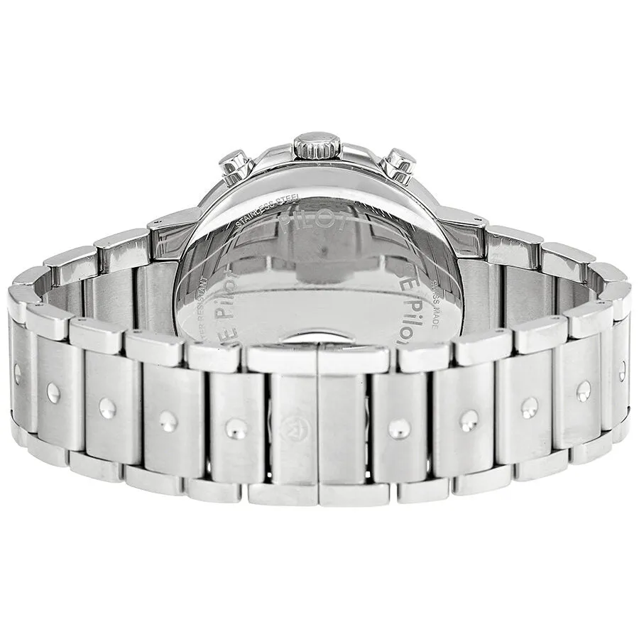 Movado SE Pilot Chronograph Silver Dial Men's Watch 0606760