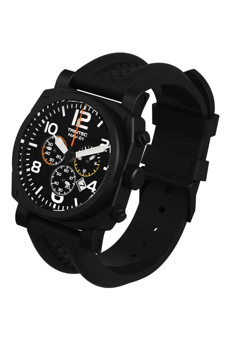 NAV-01 Chronograph / Black / Quartz
