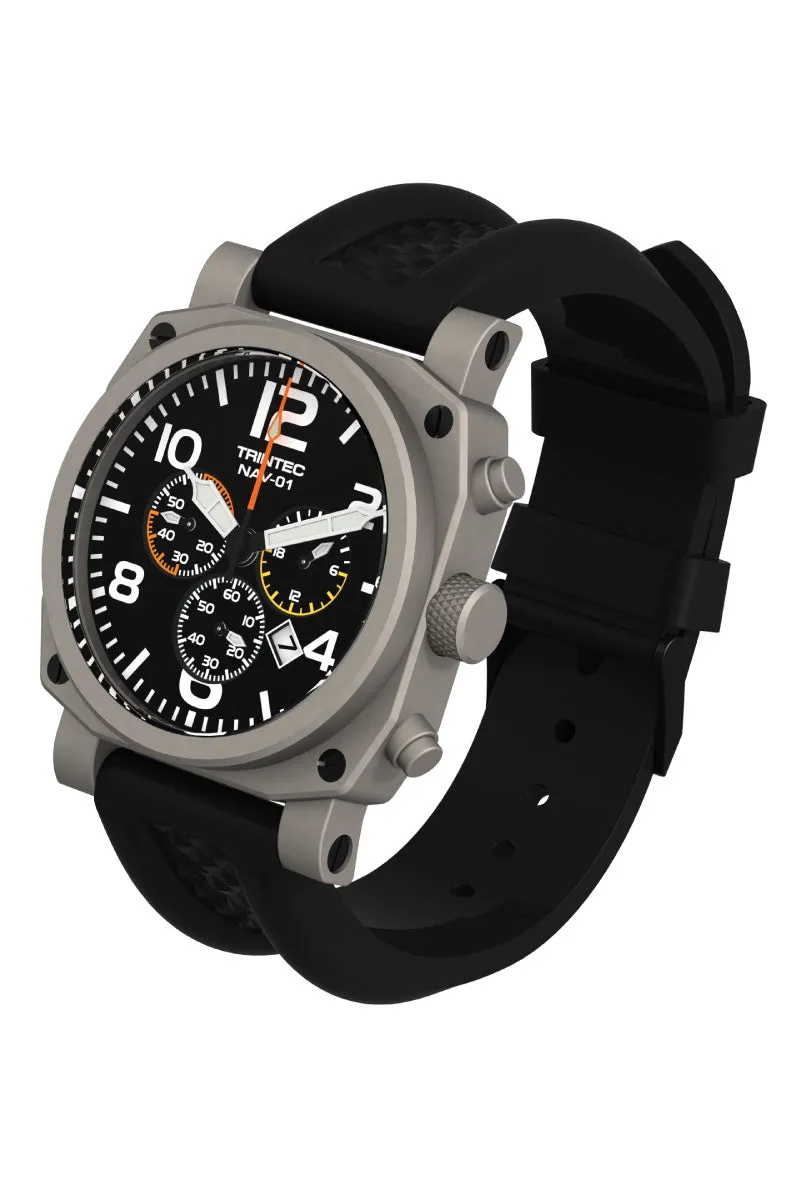 NAV-01 Chronograph / Stainless / Quartz