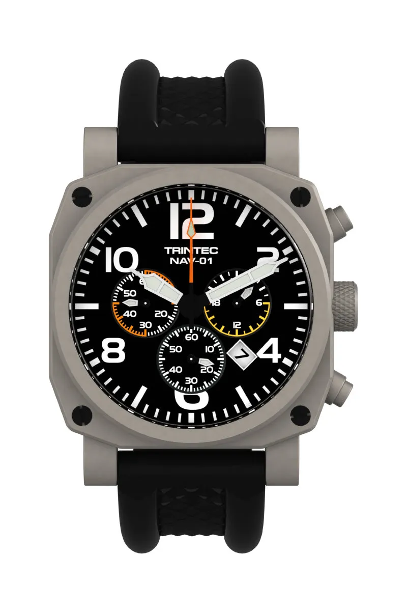 NAV-01 Chronograph / Stainless / Quartz