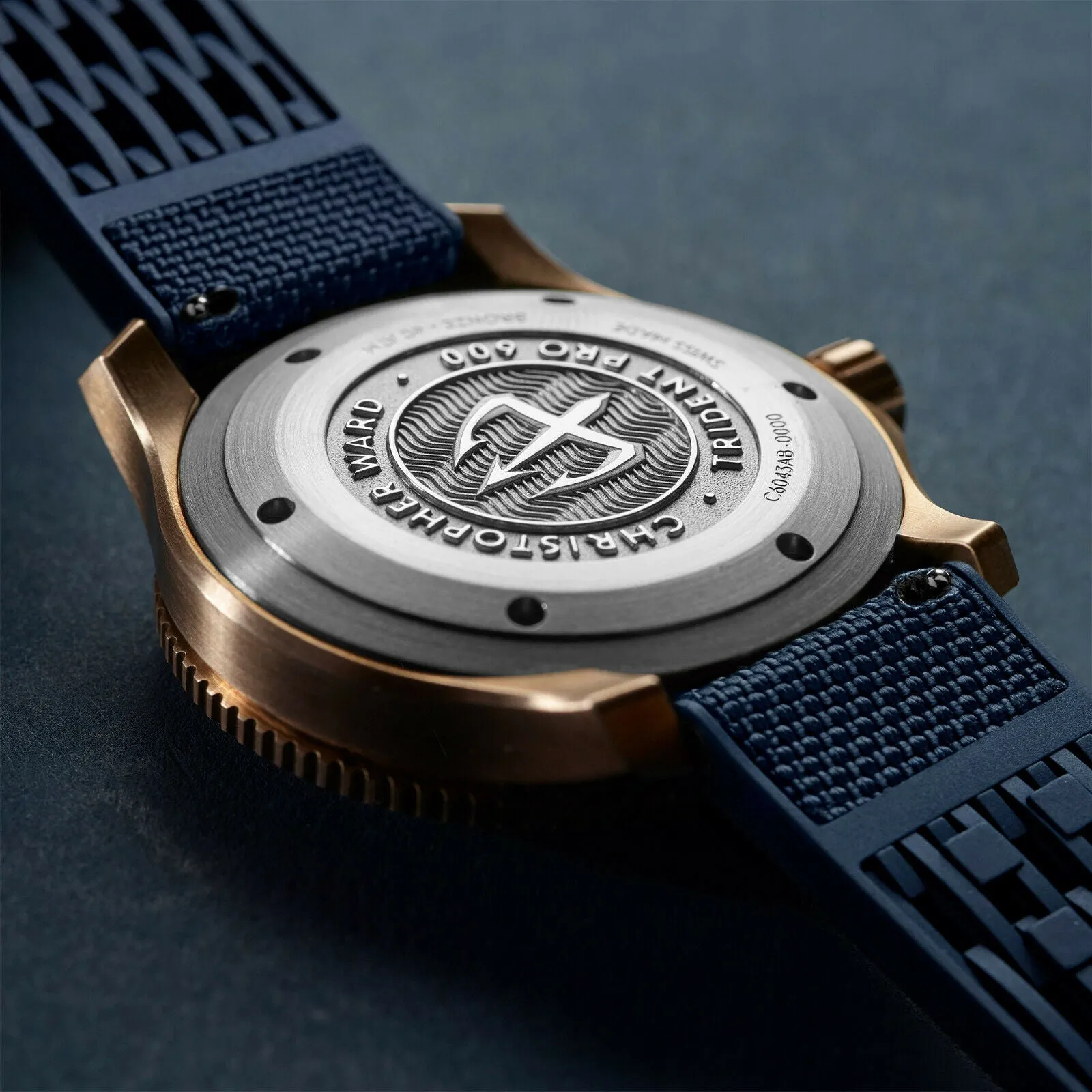 New Christopher Ward C60 Trident Bronze Pro 600 Diver 38mm Vintage Style Watch
