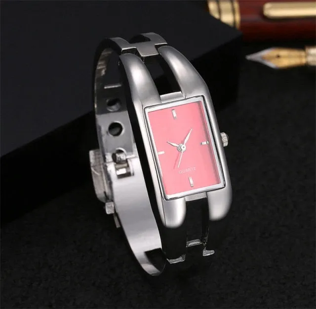 New Women Watch Luxury Bracelet Quartz Watches Casual Slim Band Womens Bangle Watches relogio feminino Beauty Designer Clock