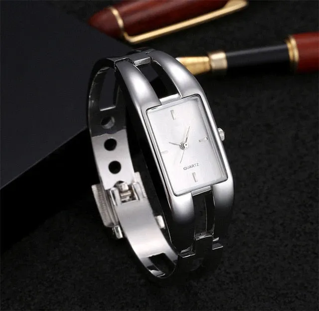 New Women Watch Luxury Bracelet Quartz Watches Casual Slim Band Womens Bangle Watches relogio feminino Beauty Designer Clock