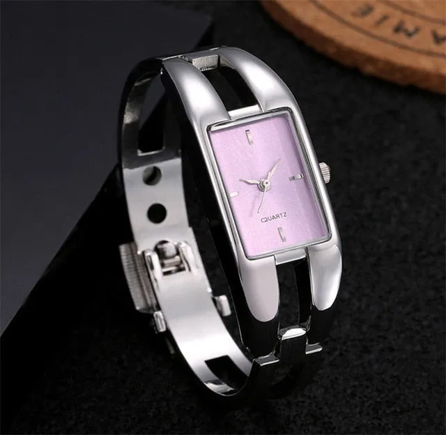 New Women Watch Luxury Bracelet Quartz Watches Casual Slim Band Womens Bangle Watches relogio feminino Beauty Designer Clock