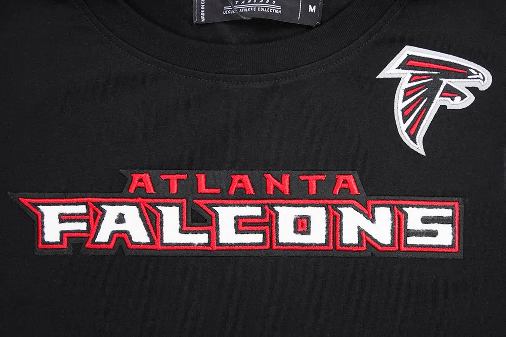 NFL ATLANTA FALCONS CLASSIC WOMEN'S SJ SLIM FIT TEE (BLACK)