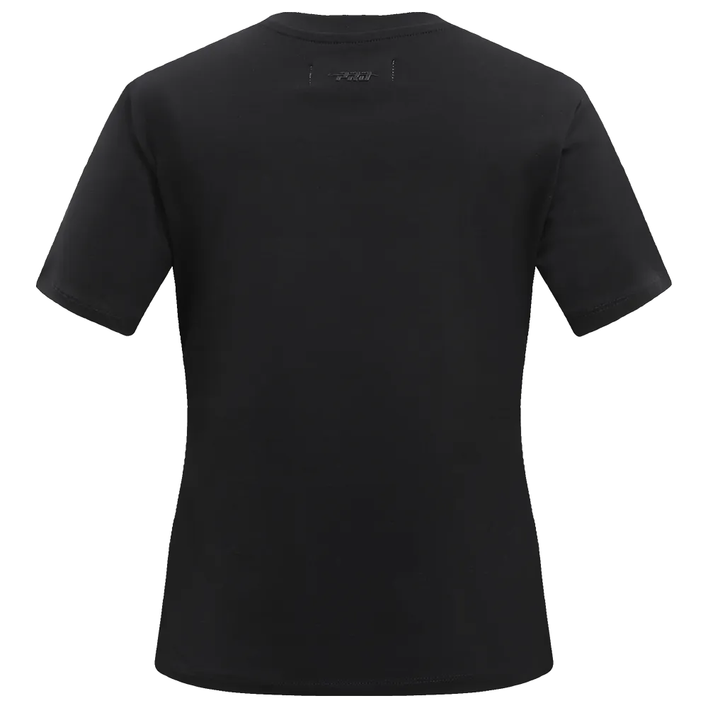 NFL ATLANTA FALCONS CLASSIC WOMEN'S SJ SLIM FIT TEE (BLACK)