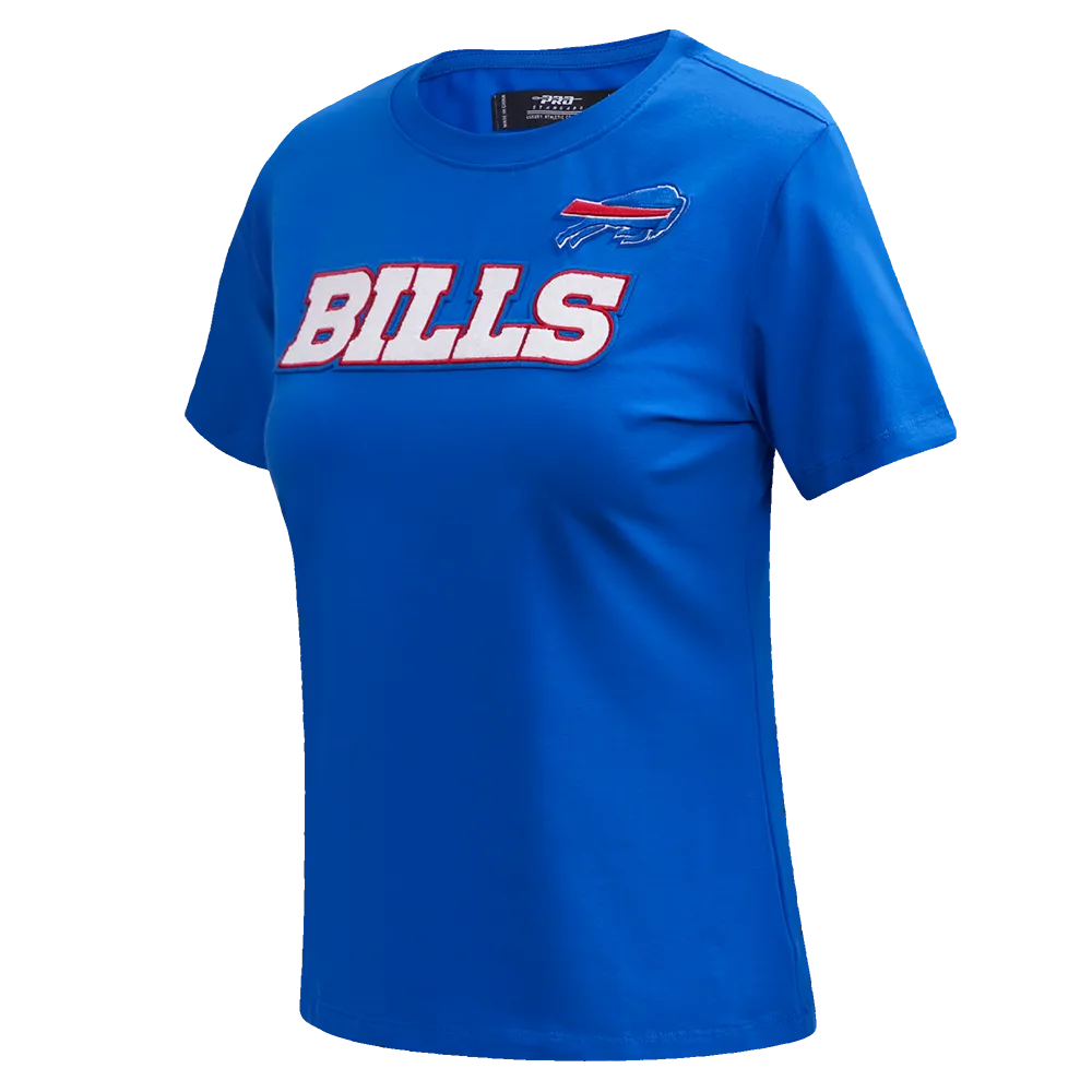 NFL BUFFALO BILLS CLASSIC WOMEN'S SJ SLIM FIT TEE (ROYAL BLUE)