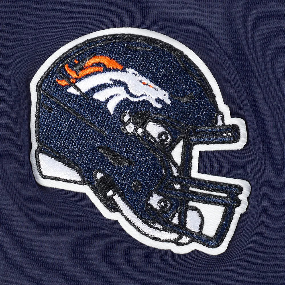 NFL DENVER BRONCOS CLASSIC WOMEN'S SJ SLIM FIT TEE (MIDNIGHT NAVY)