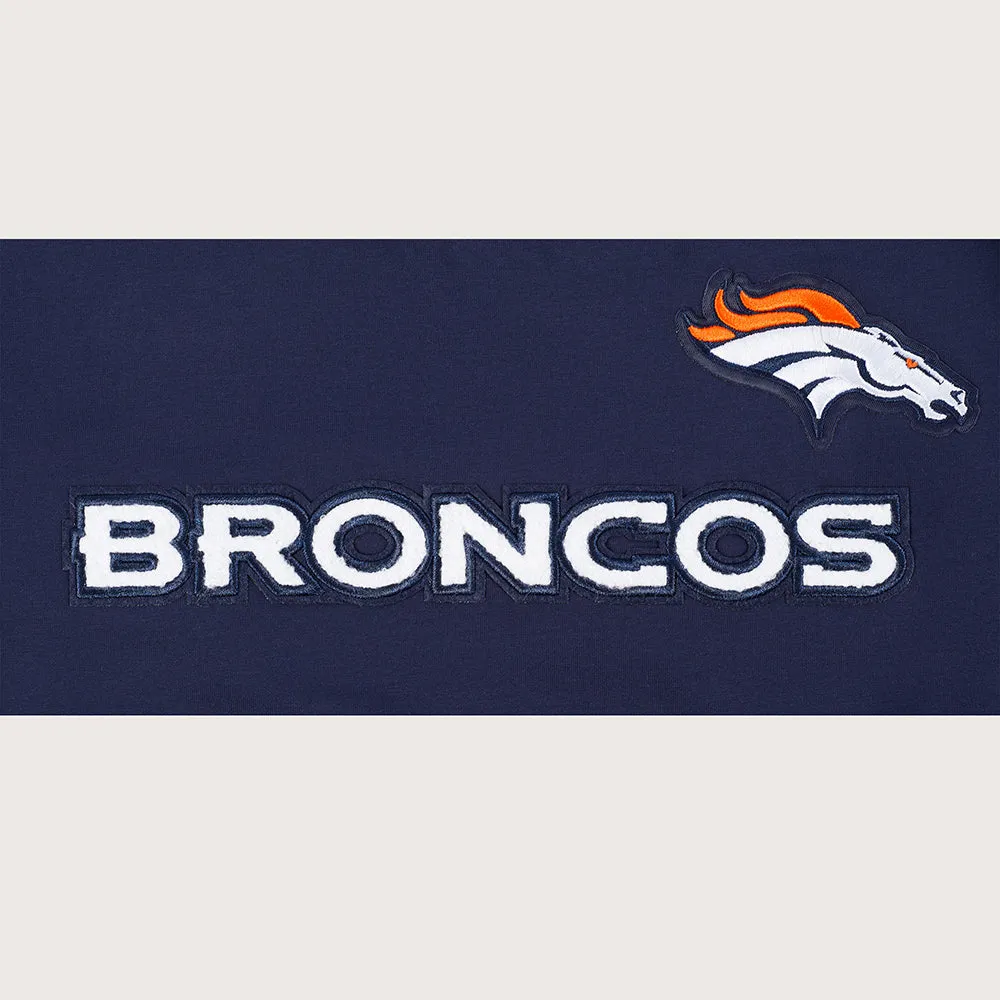 NFL DENVER BRONCOS CLASSIC WOMEN'S SJ SLIM FIT TEE (MIDNIGHT NAVY)