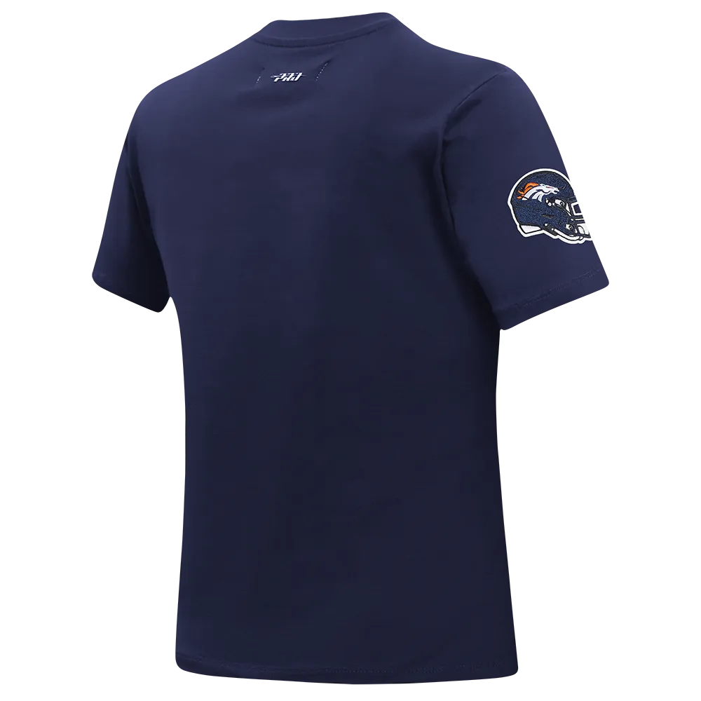 NFL DENVER BRONCOS CLASSIC WOMEN'S SJ SLIM FIT TEE (MIDNIGHT NAVY)