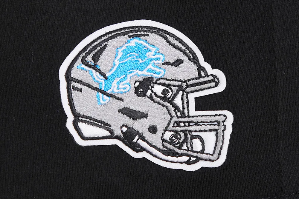 NFL DETROIT LIONS CLASSIC WOMEN'S SLIM FIT TEE (BLACK)