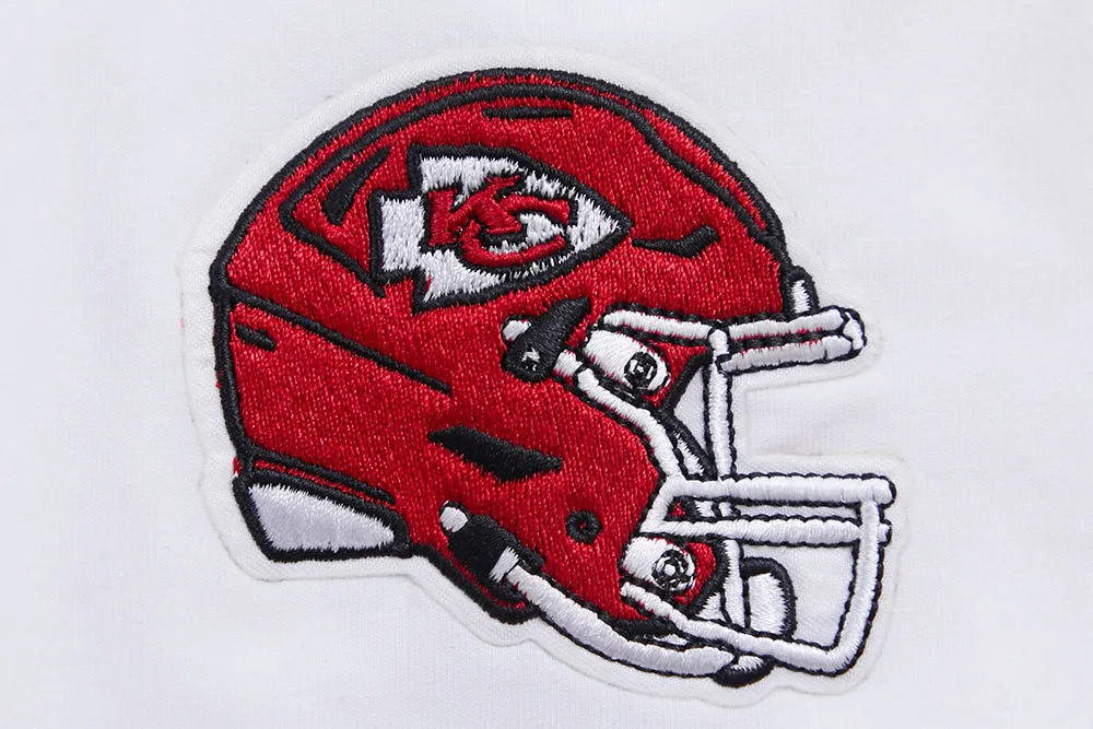 NFL KANSAS CITY CHIEFS CLASSIC WOMEN'S SJ SLIM FIT TEE (WHITE)