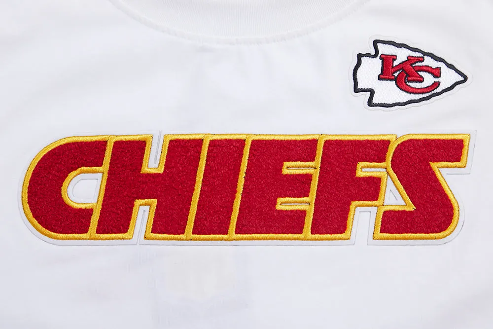 NFL KANSAS CITY CHIEFS CLASSIC WOMEN'S SJ SLIM FIT TEE (WHITE)