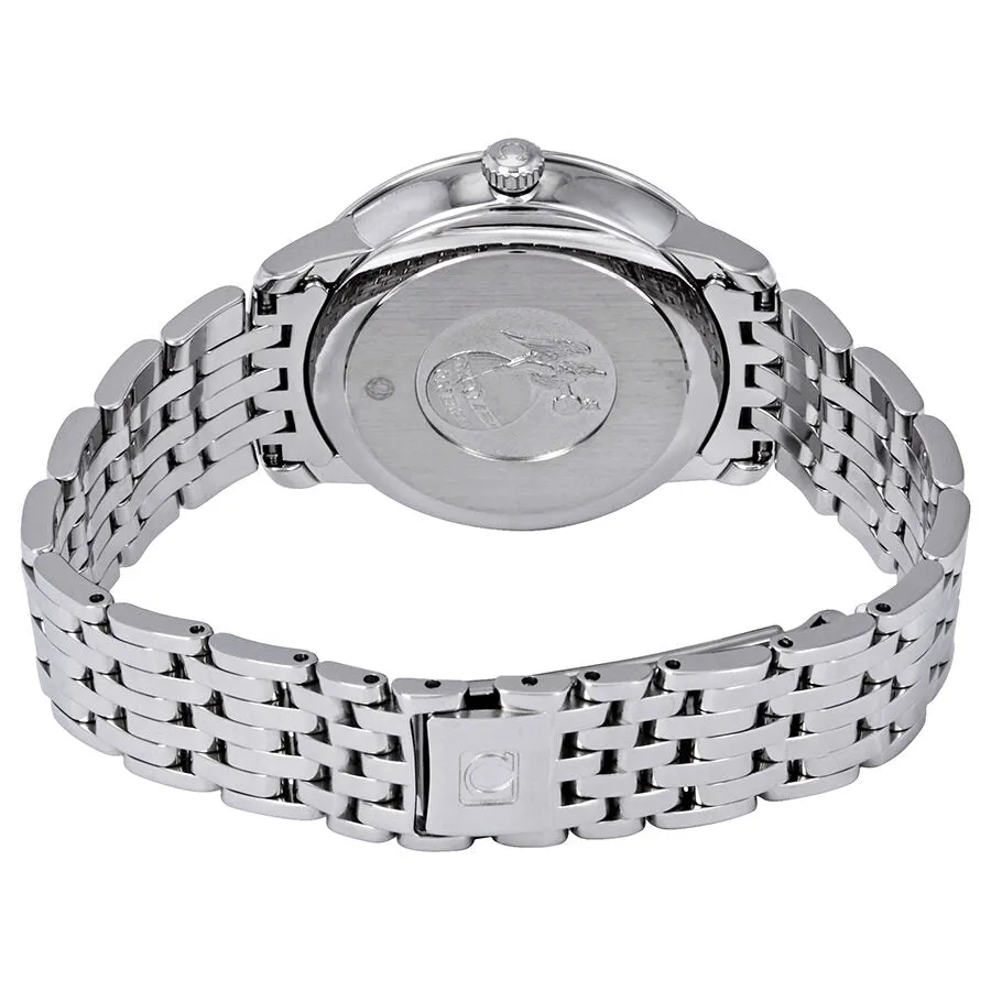 Omega De Ville Prestige Co-Axial Automatic Diamond Grey Dial Ladies Watch 424.10.33.20.56.002
