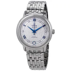Omega De Ville Prestige Co-Axial Automatic Diamond Grey Dial Ladies Watch 424.10.33.20.56.002