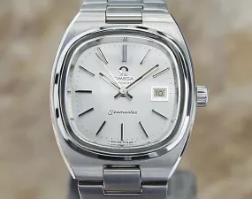 Omega Seamaster Swiss Made SS Ladies 1970 Watch