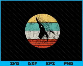 Orca Retro Style Svg Cutting Printable Files