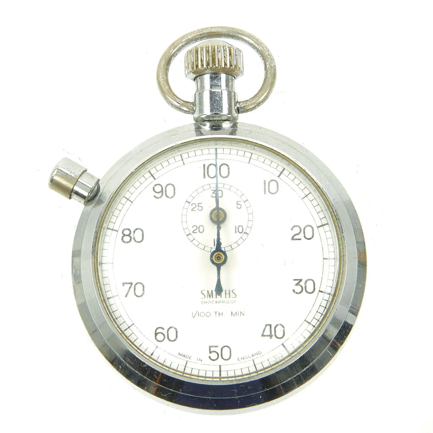 Original British WWII Era Military Stopwatch for Bombing & Torpedo Timing - Maker & Broad Arrow Marked