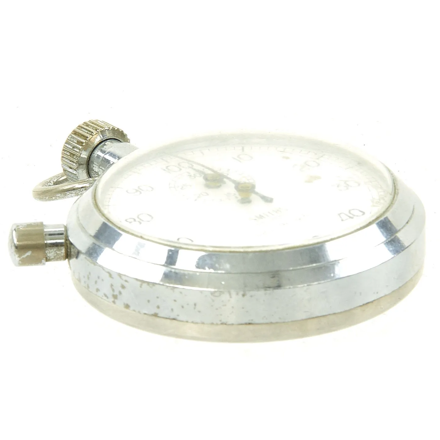 Original British WWII Era Military Stopwatch for Bombing & Torpedo Timing - Maker & Broad Arrow Marked