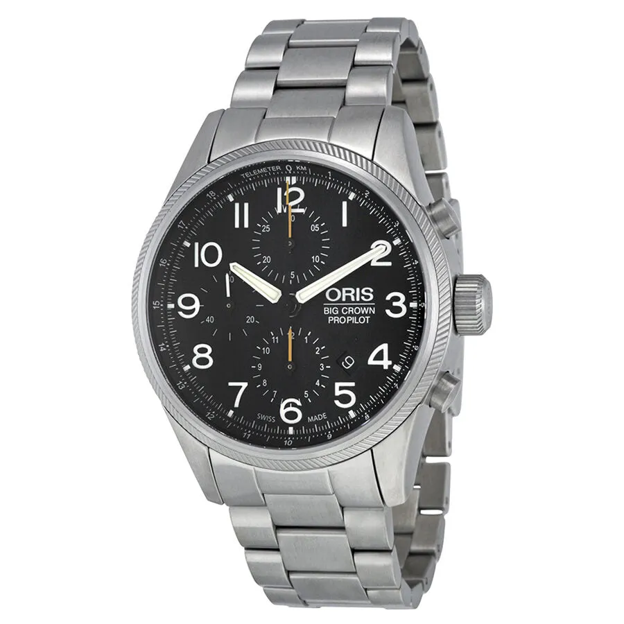 Oris Big Crown Pro Pilot Chronograph Black Dial Men's Watch 774-7699-4134MB 01 774 7699 4134-07 8 22 19