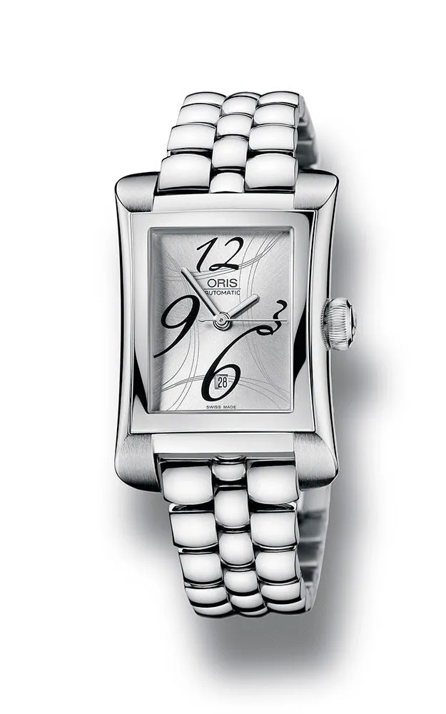 Oris Rectangular Automatic Ladies Watch 01 561 7620 4061-07 8 16 75